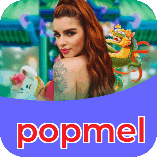 Passo a passo visual mostrando processo de download e instalação do aplicativo popmel