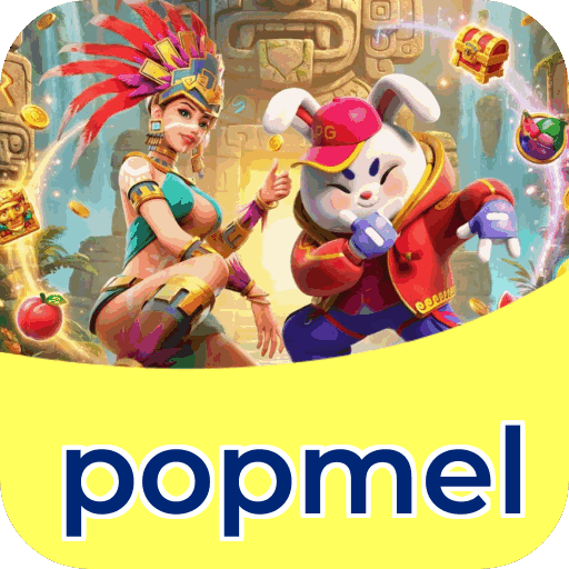 Interface do aplicativo popmel mostrando jogos disponíveis no iOS e Android